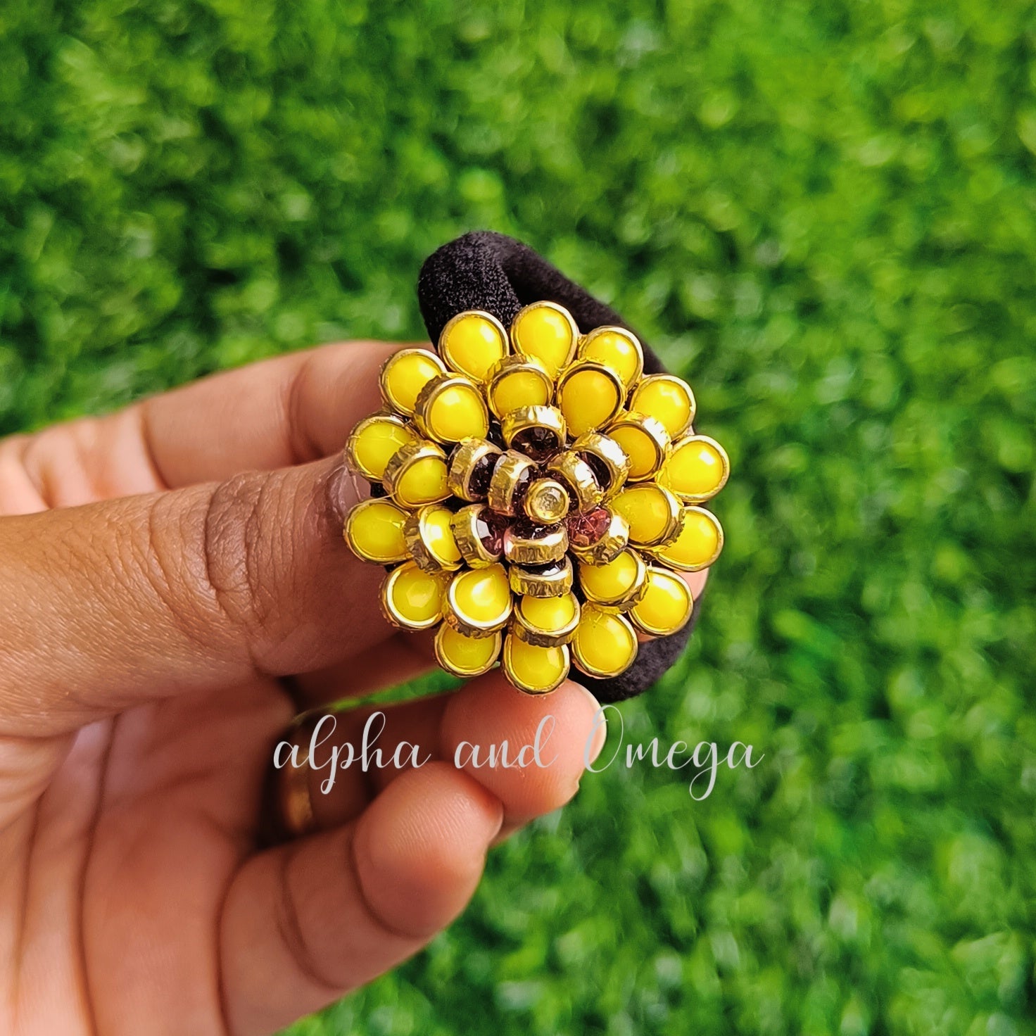 Traditional Floral Hair Band