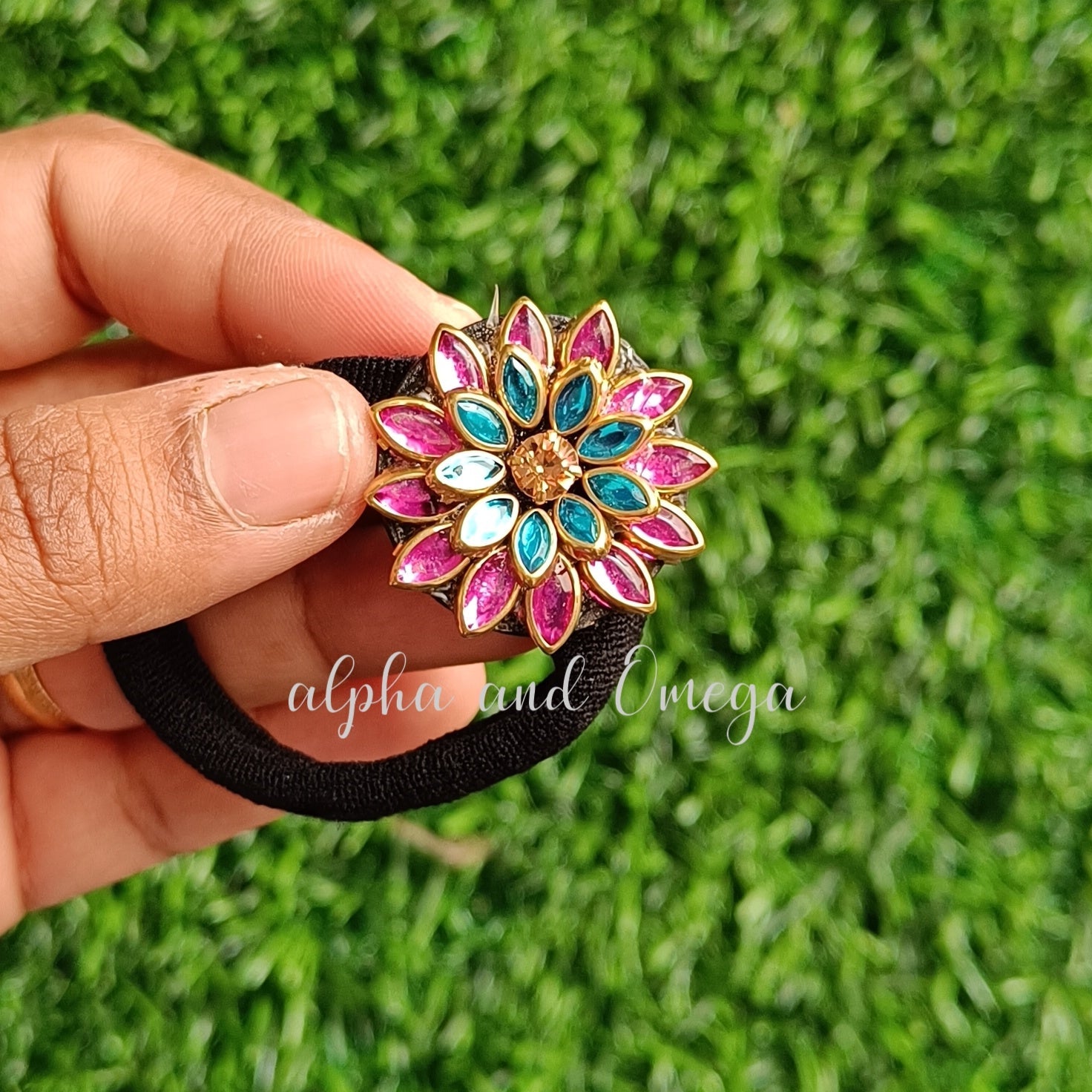 Traditional Floral Hair Band