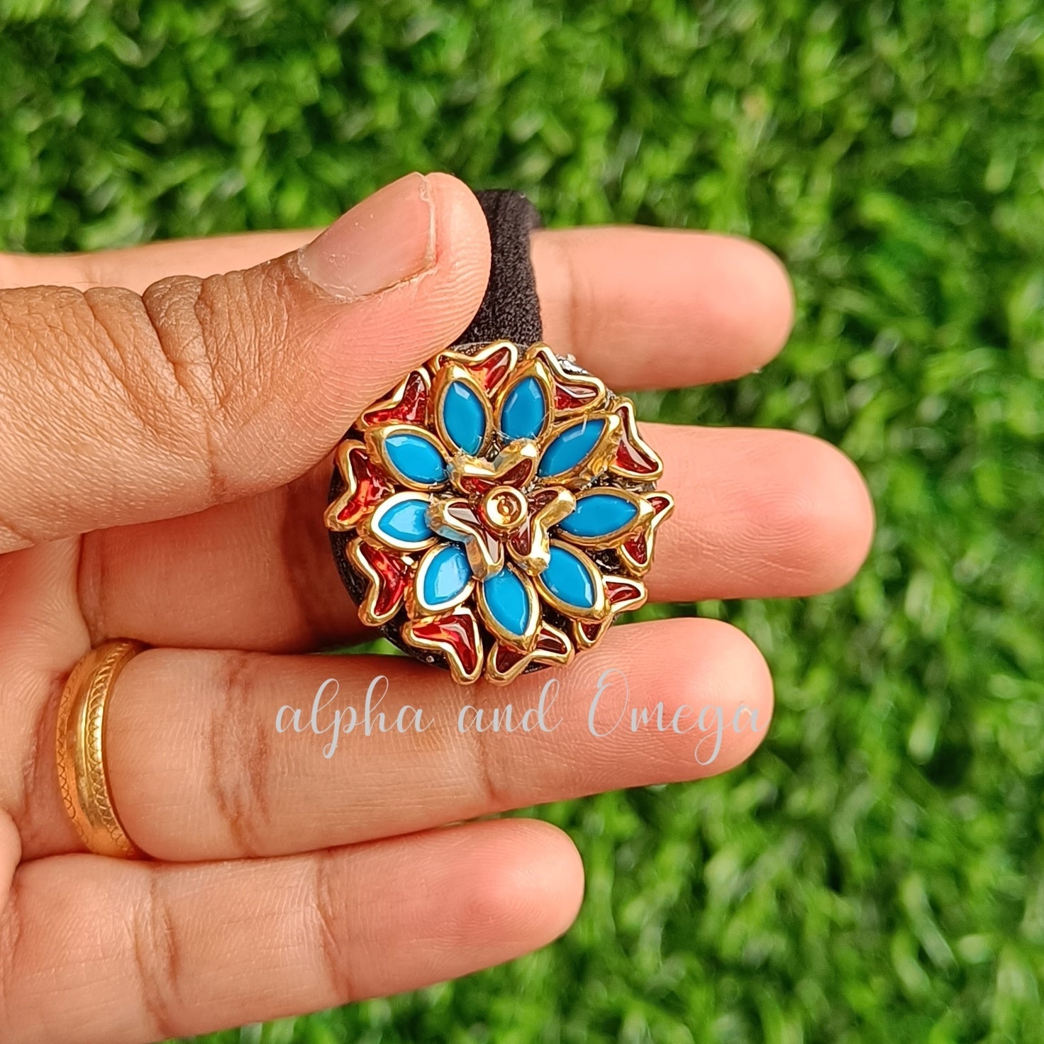 Traditional Floral Hair Band
