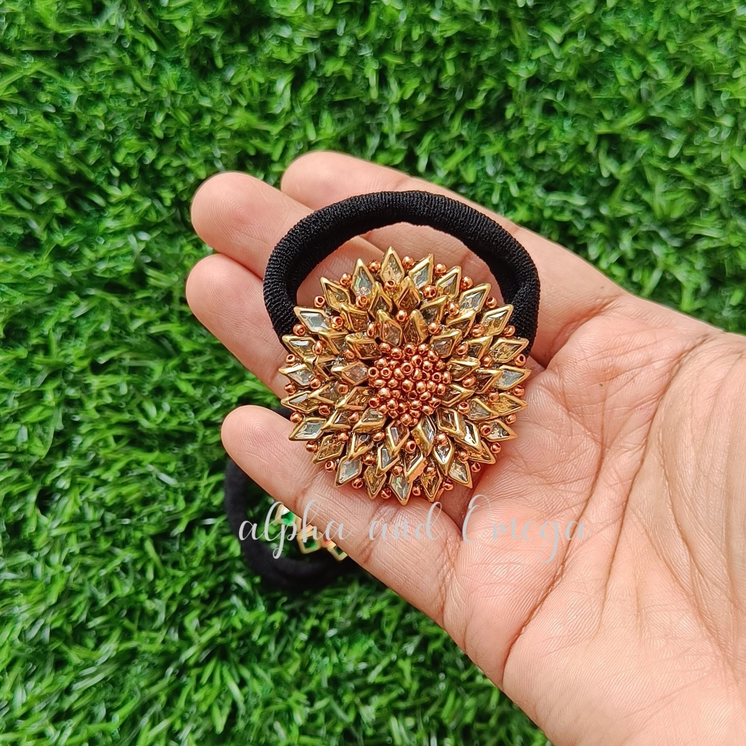 Traditional Floral Hair Band