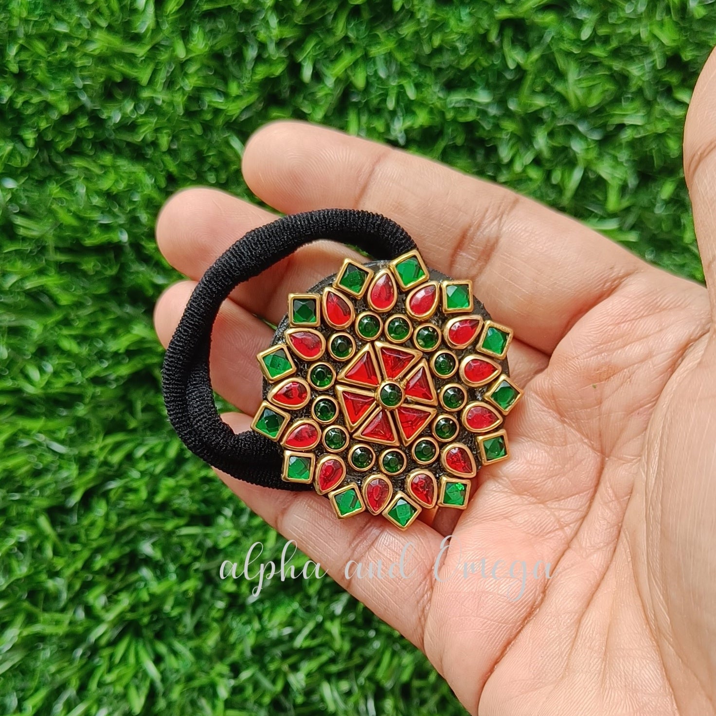 Traditional Floral Hair Band