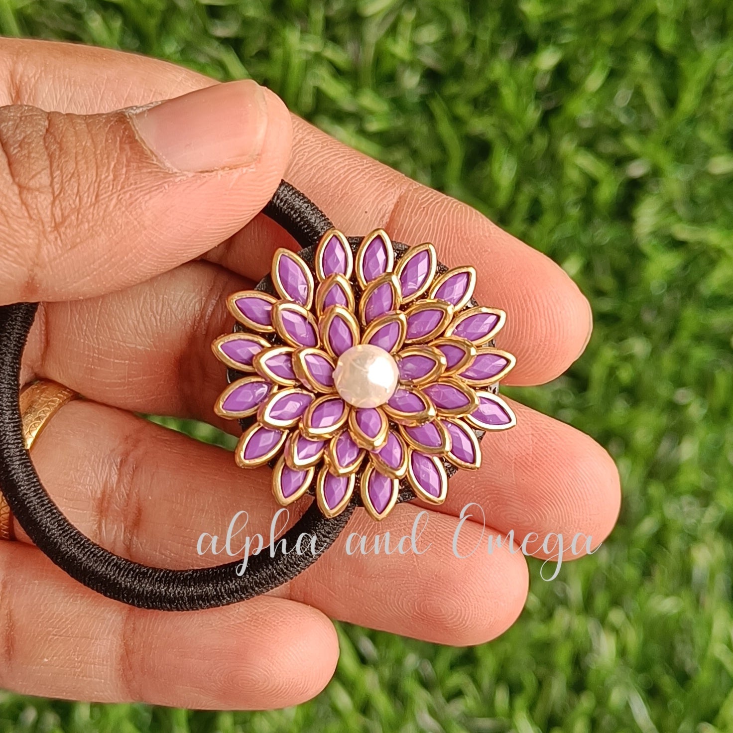 Traditional Floral Hair Band