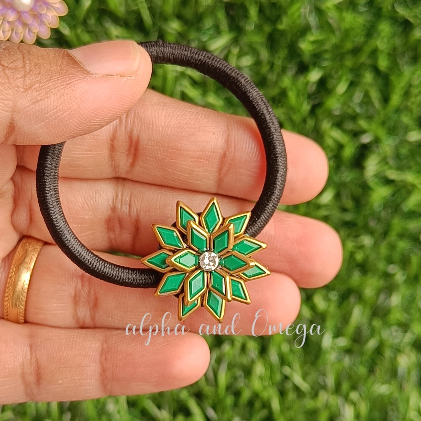 Traditional Floral Hair Band