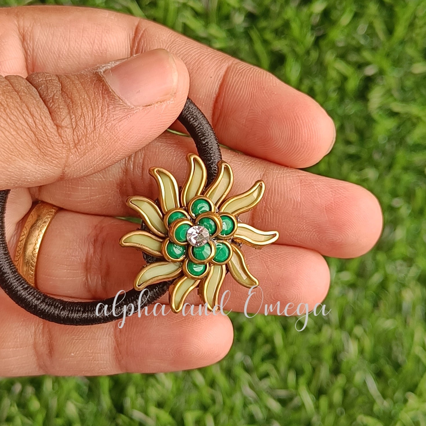 Traditional Floral Hair Band
