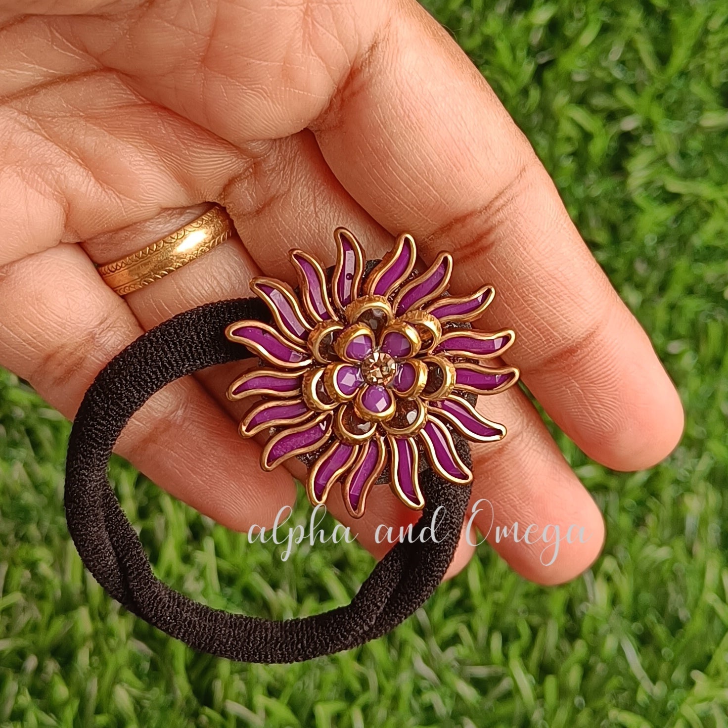 Traditional Floral Hair Band
