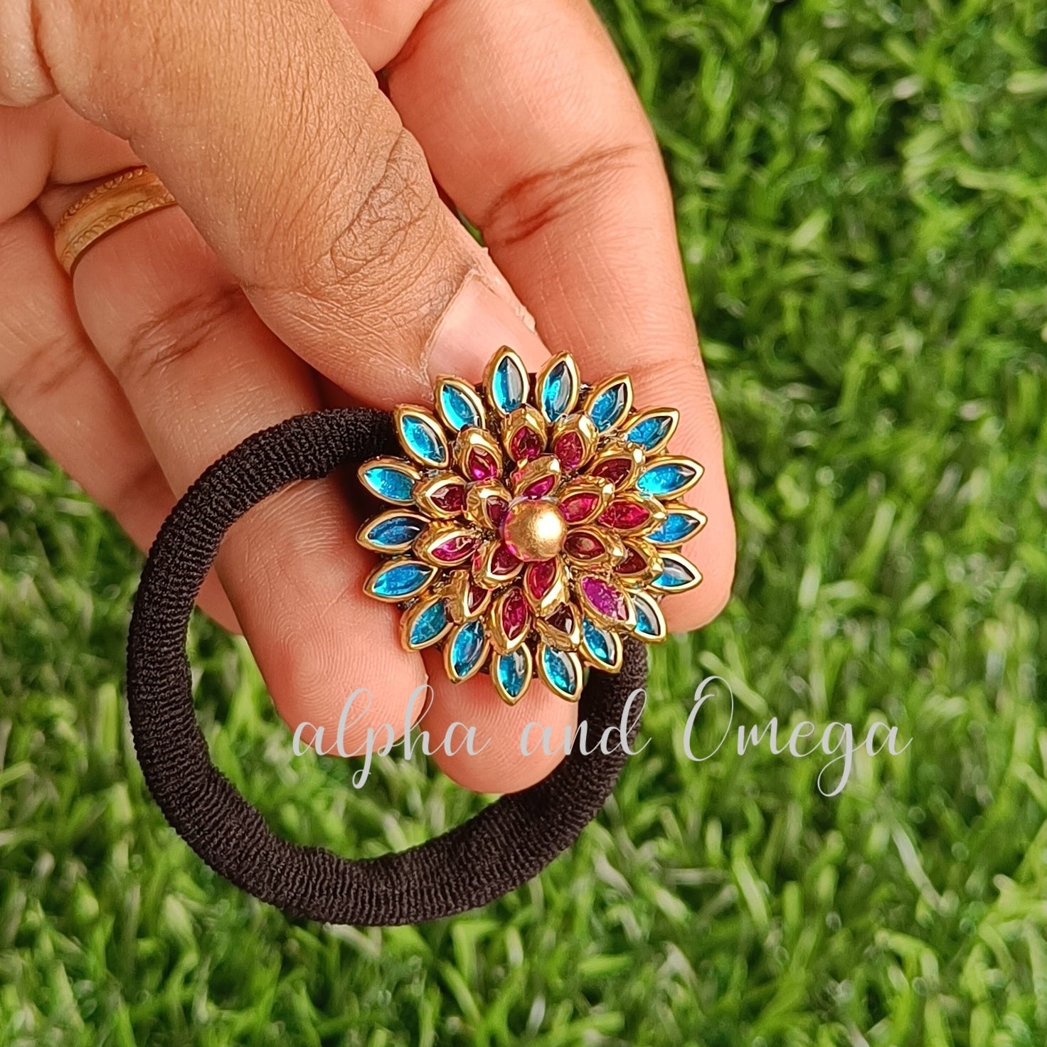 Traditional Floral Hair Band