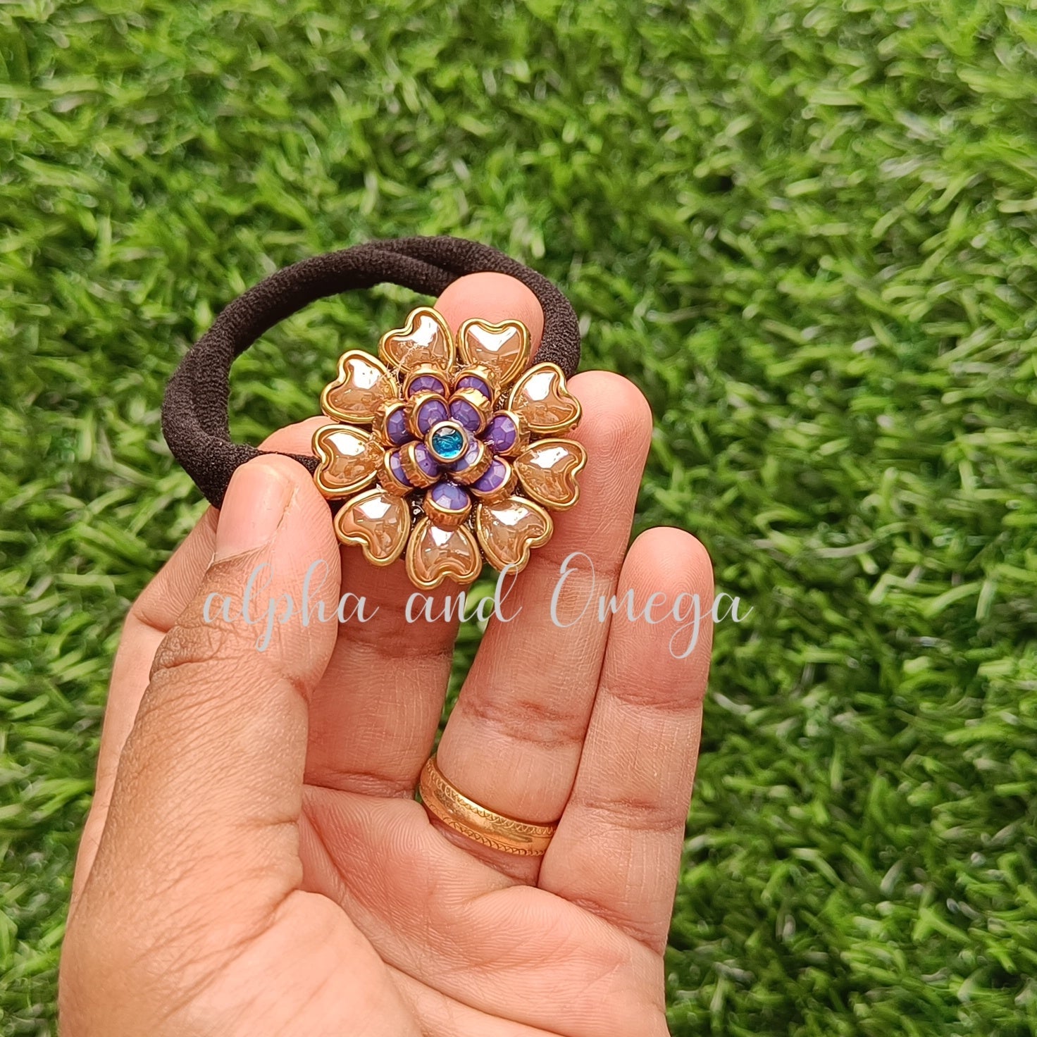 Traditional Floral Hair Band