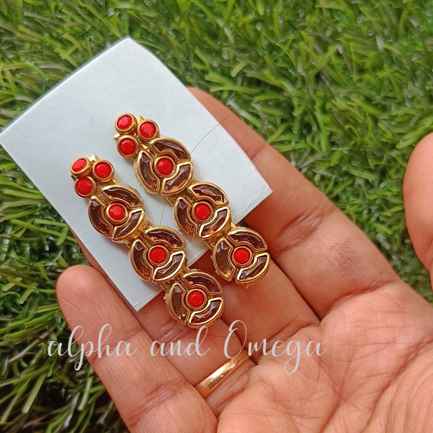 Traditional Floral Kids Hair Clips
