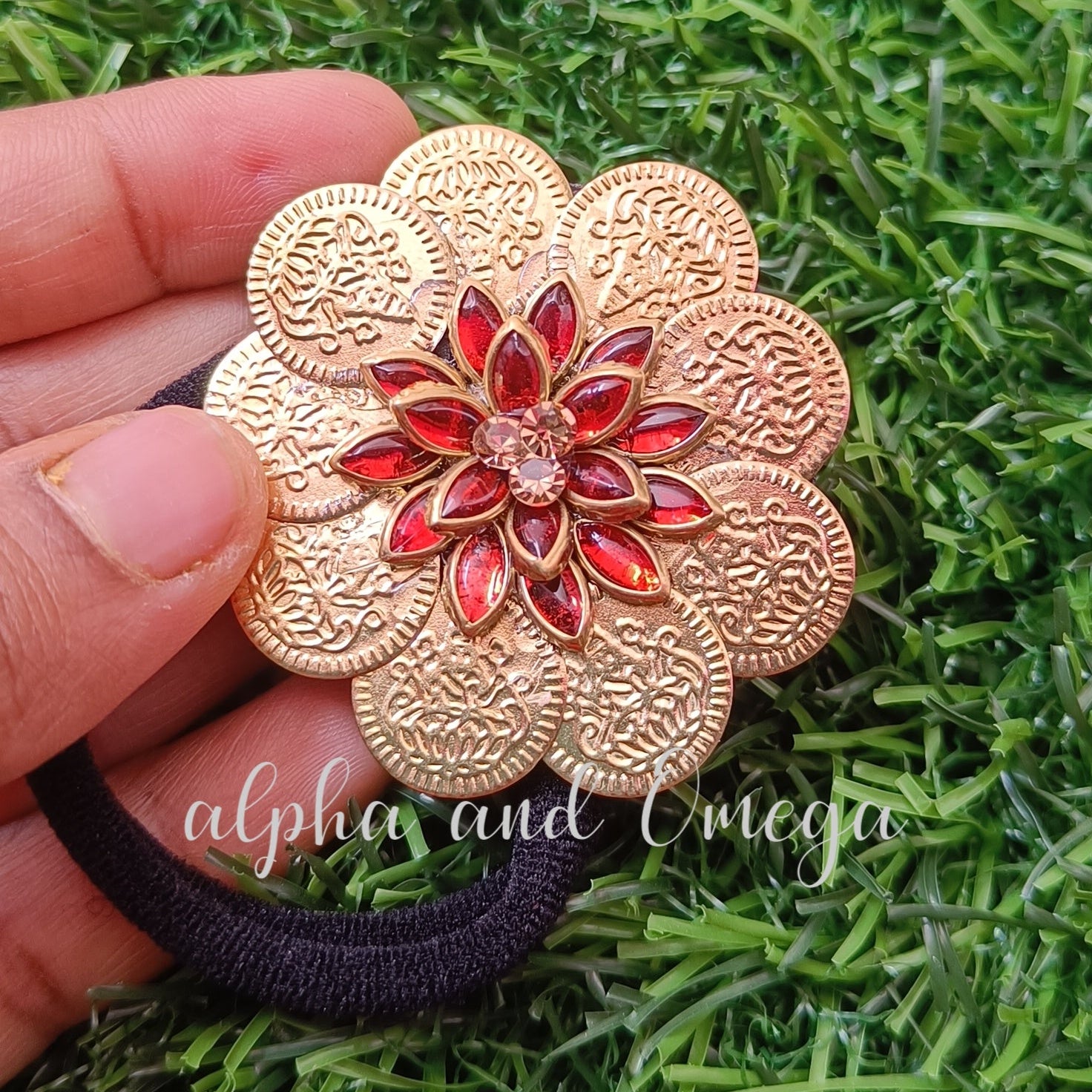 Traditional Floral Hair Band