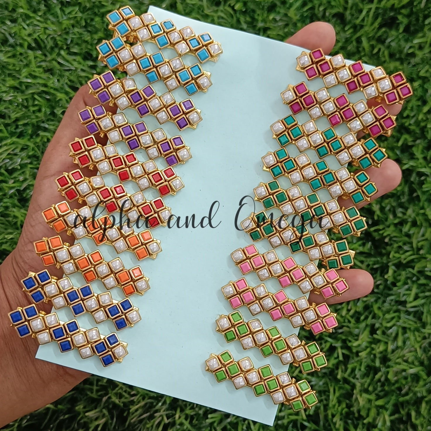 Traditional Floral Kids Hair Clips