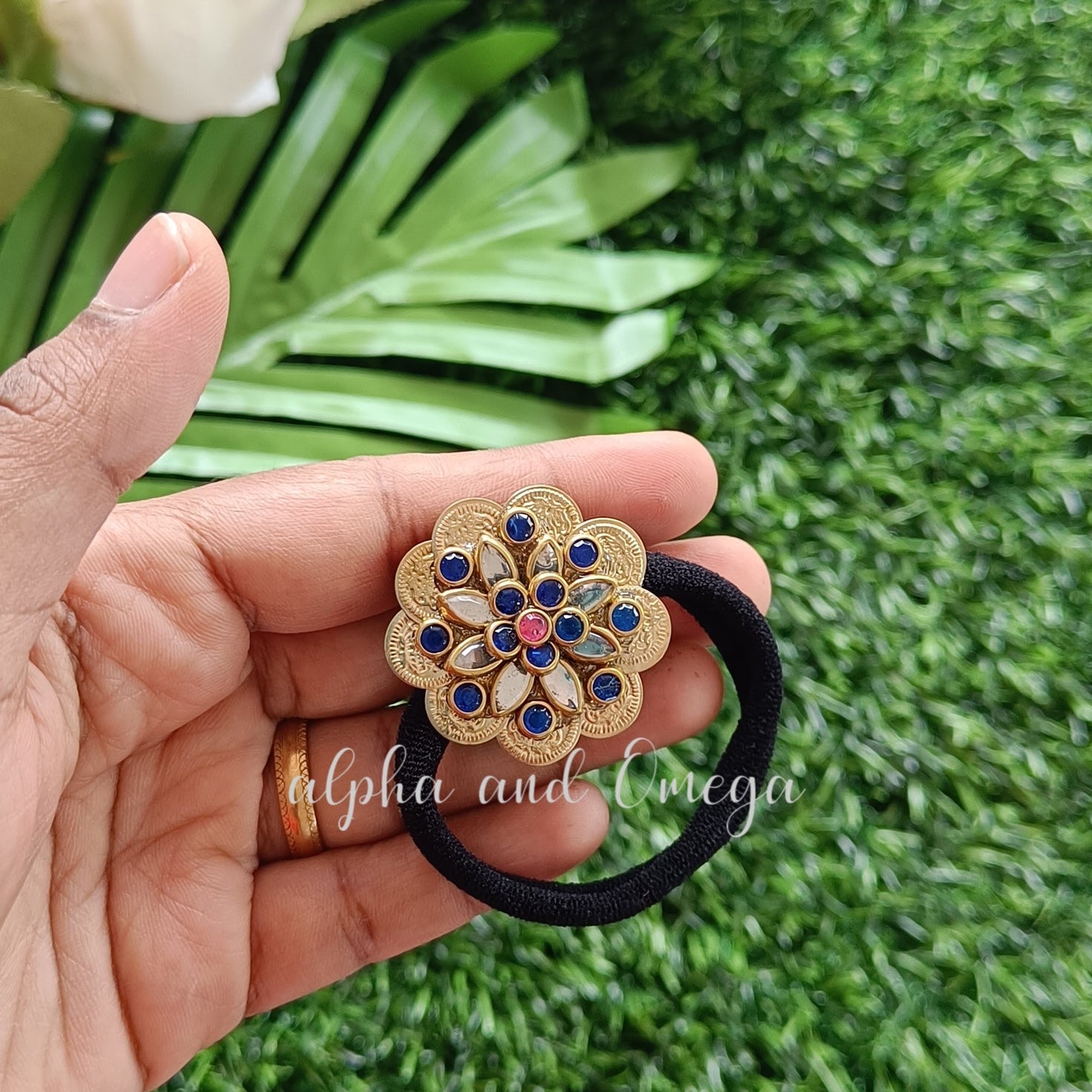 Traditional Floral Hair Band