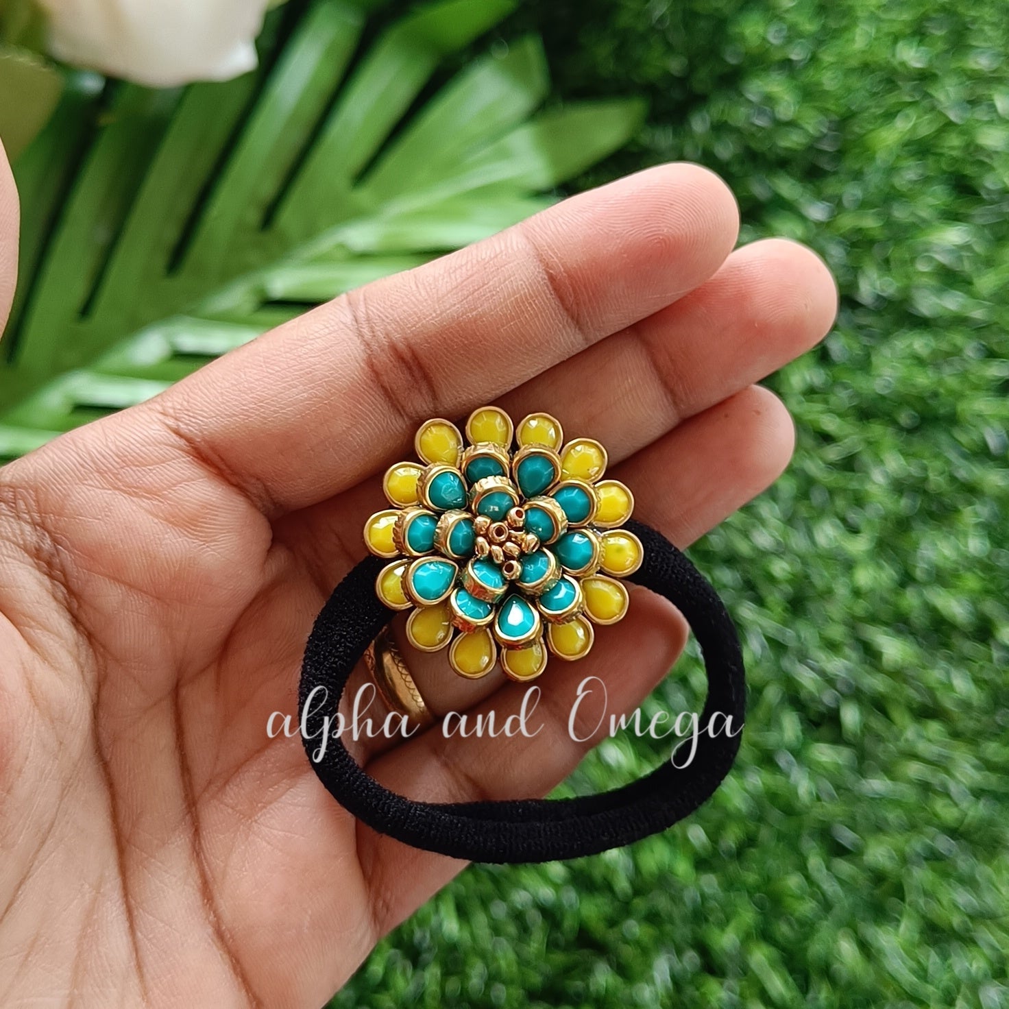 Traditional Floral Hair Band