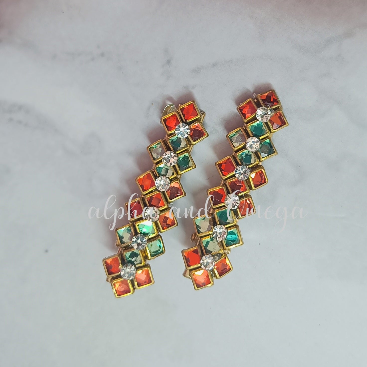 Traditional Floral Kids Hair Clips