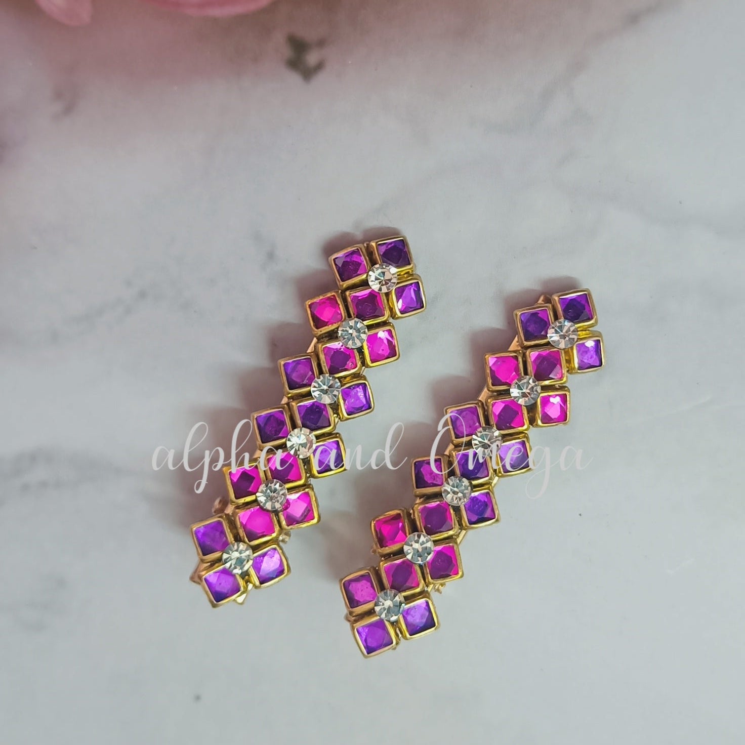 Traditional Floral Kids Hair Clips