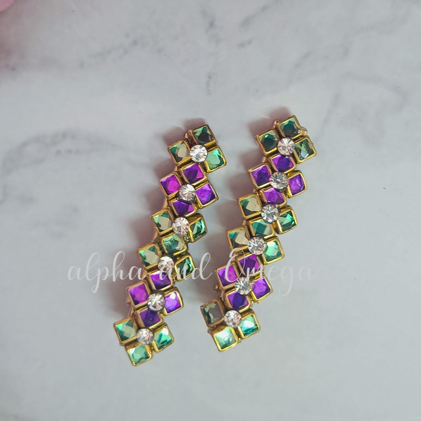 Traditional Floral Kids Hair Clips