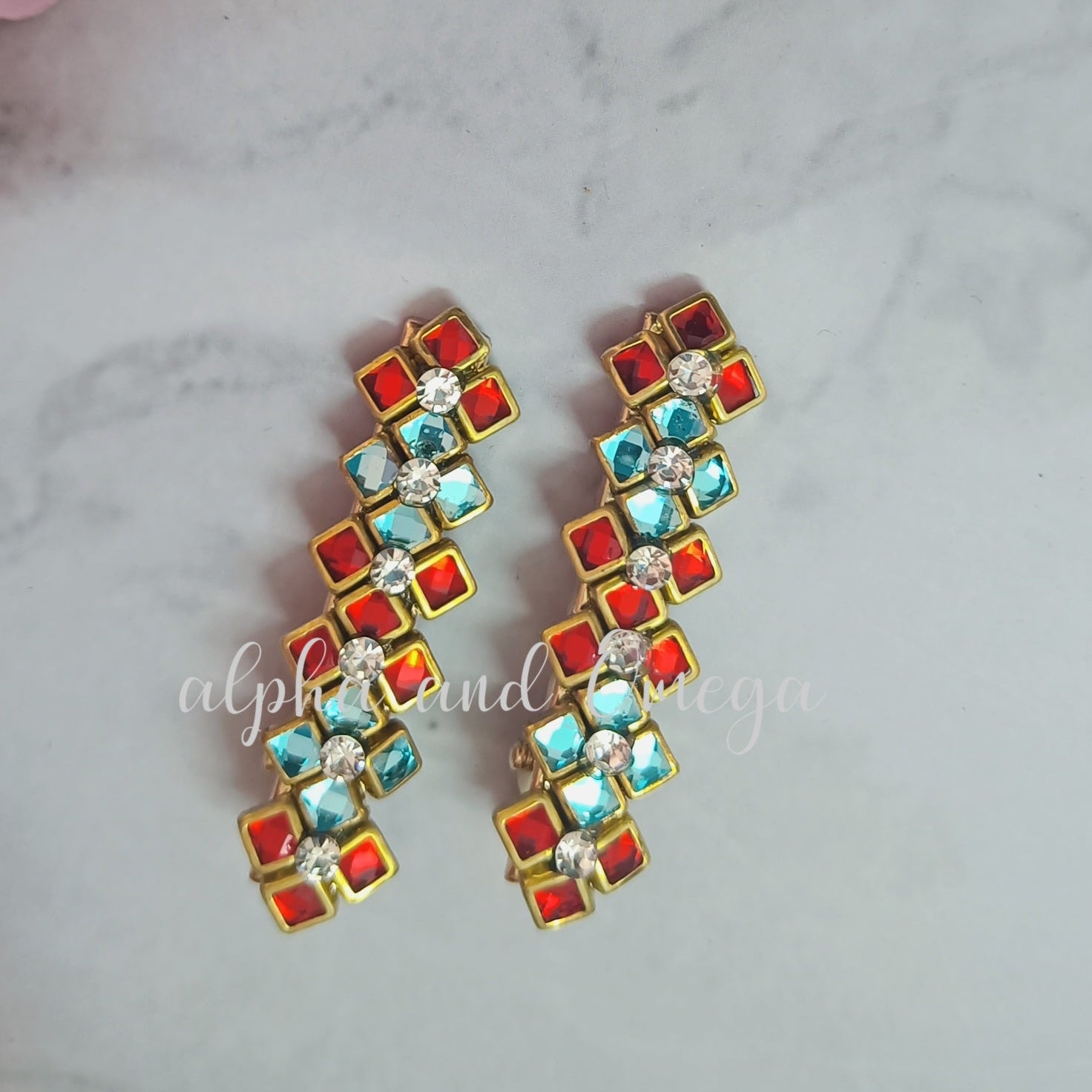 Traditional Floral Kids Hair Clips