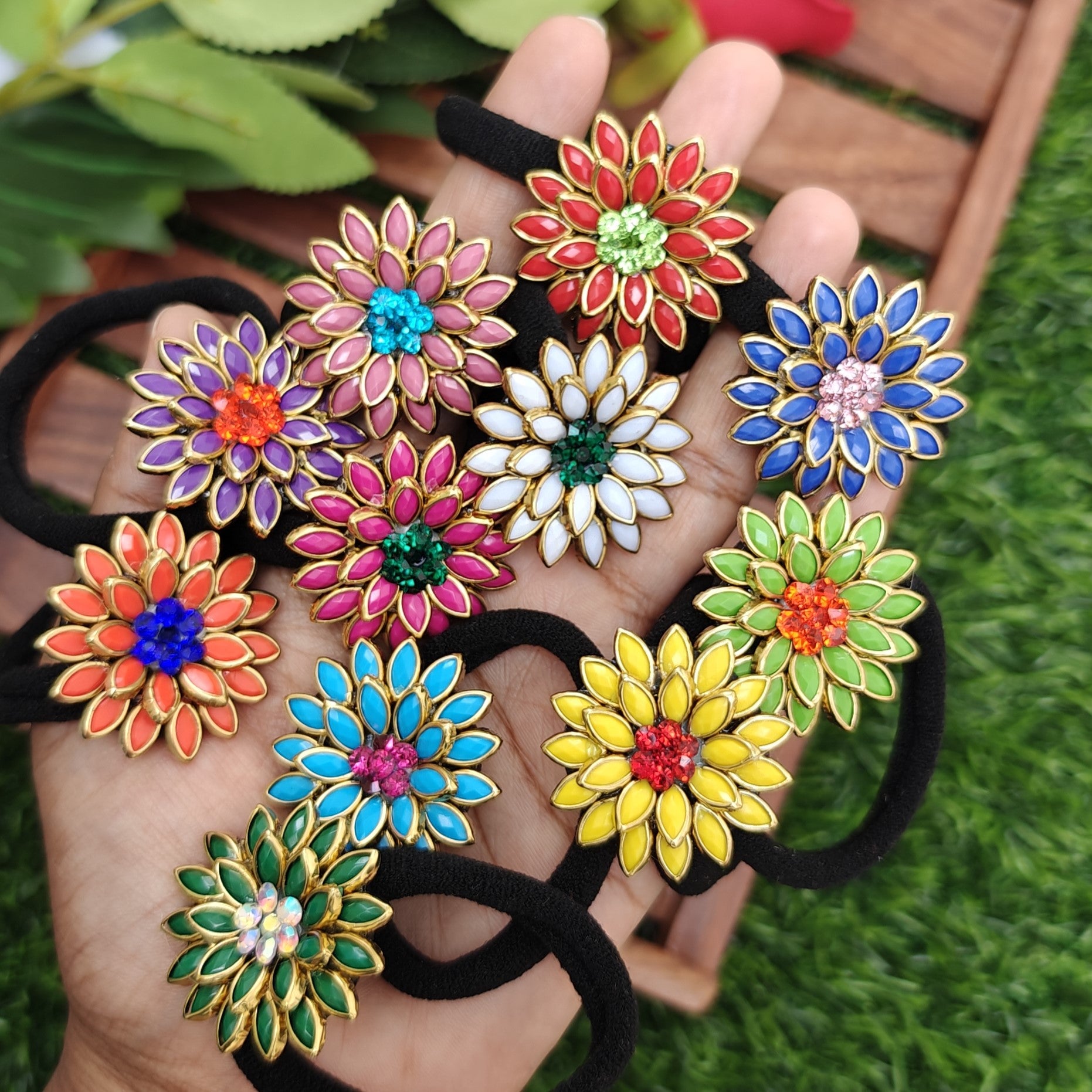Traditional Floral Hair Band