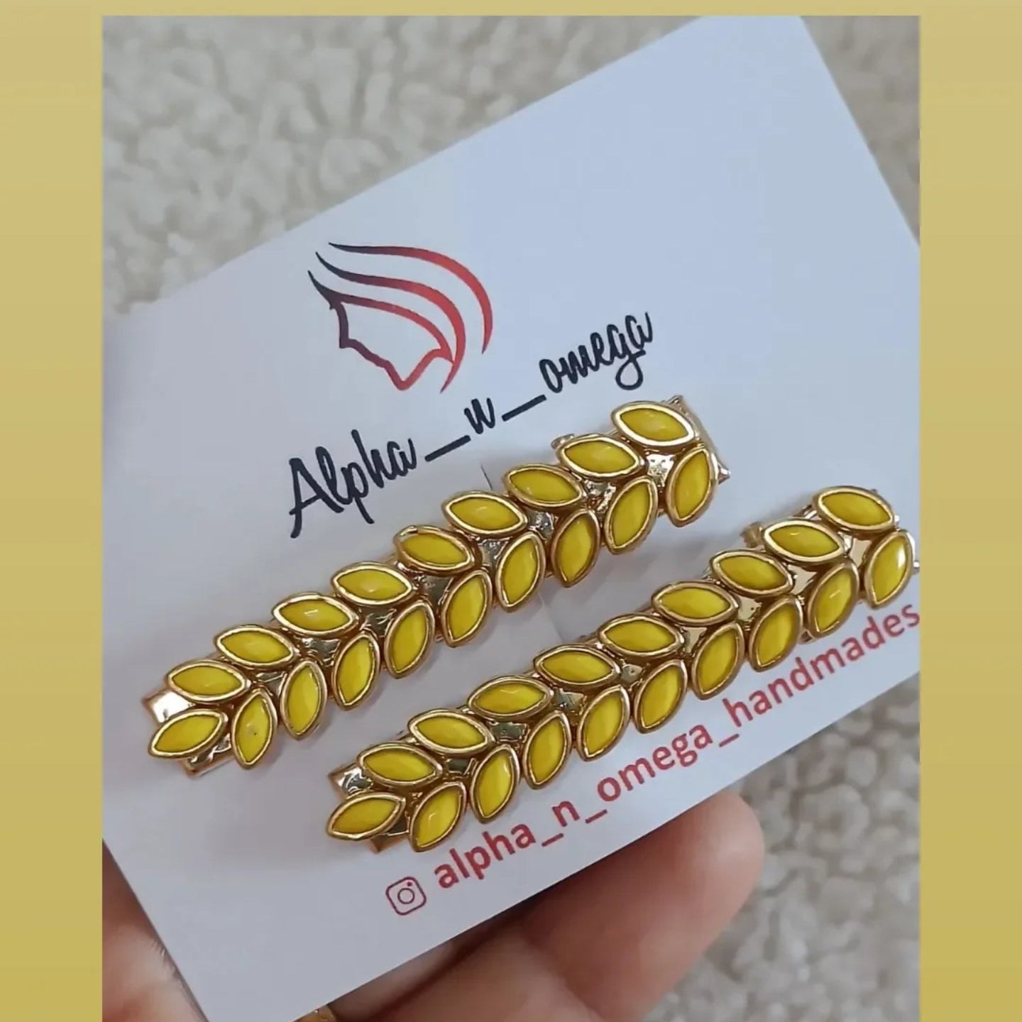 Traditional Floral Kids Hair Clips