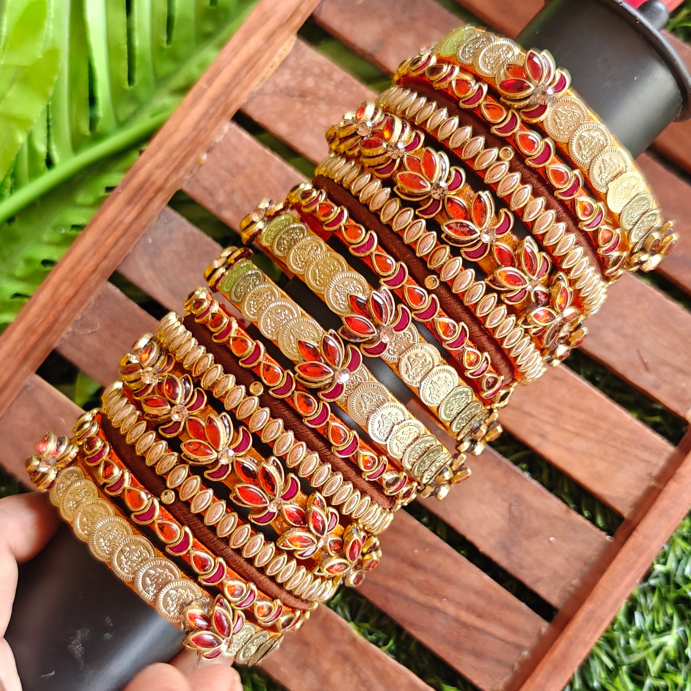 silk thread bangles
bridal bangles
