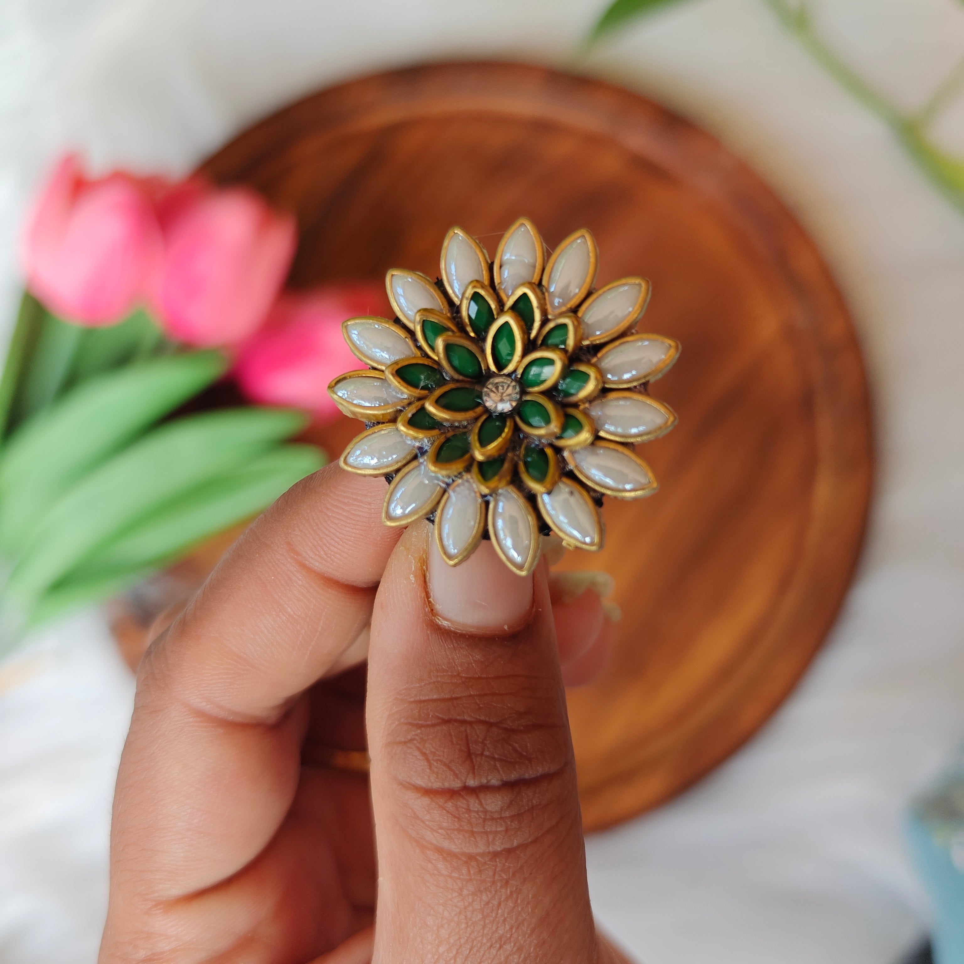 Traditional Floral Hair Band