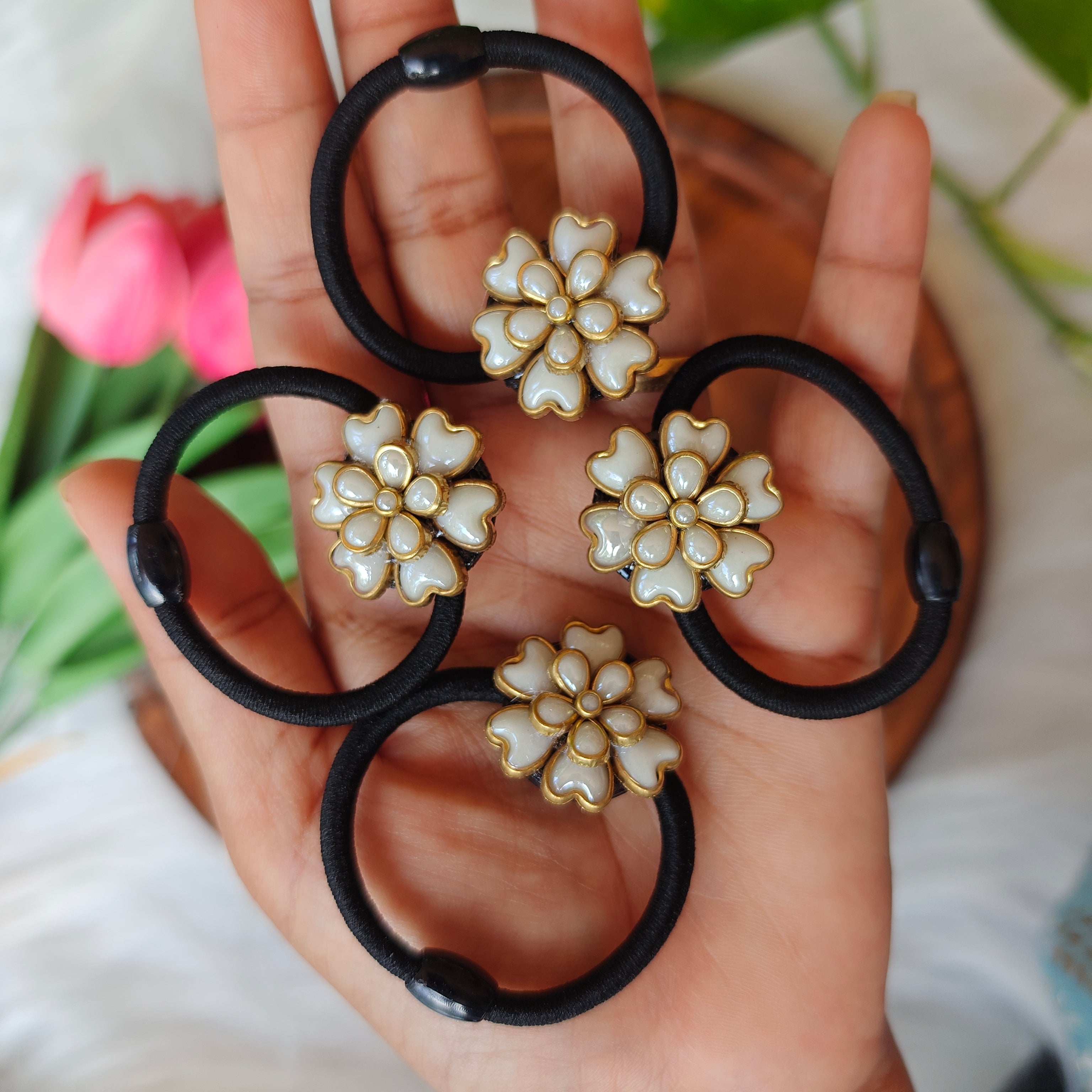 Traditional Floral Hair Band