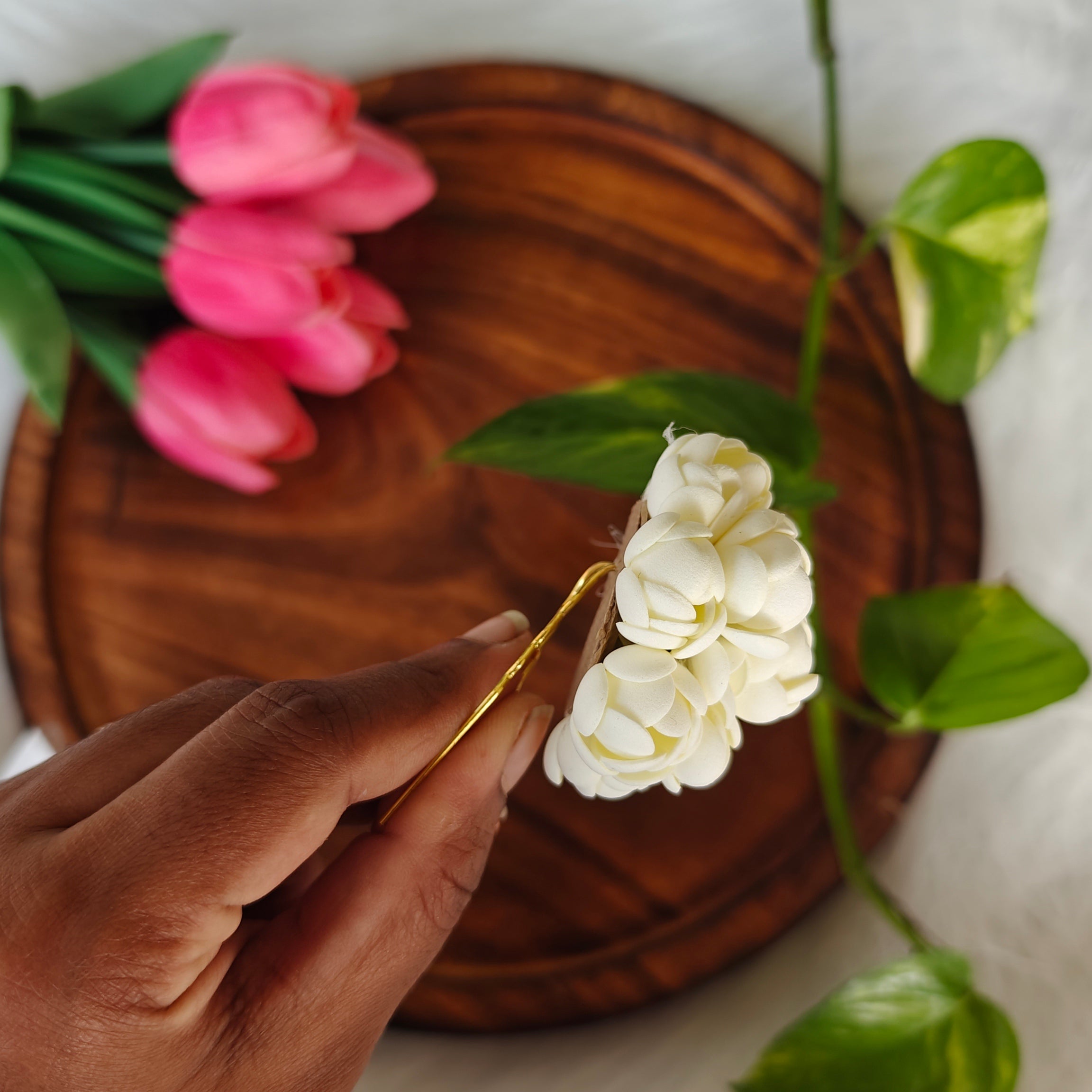 Plain Jasmine Flower Upin