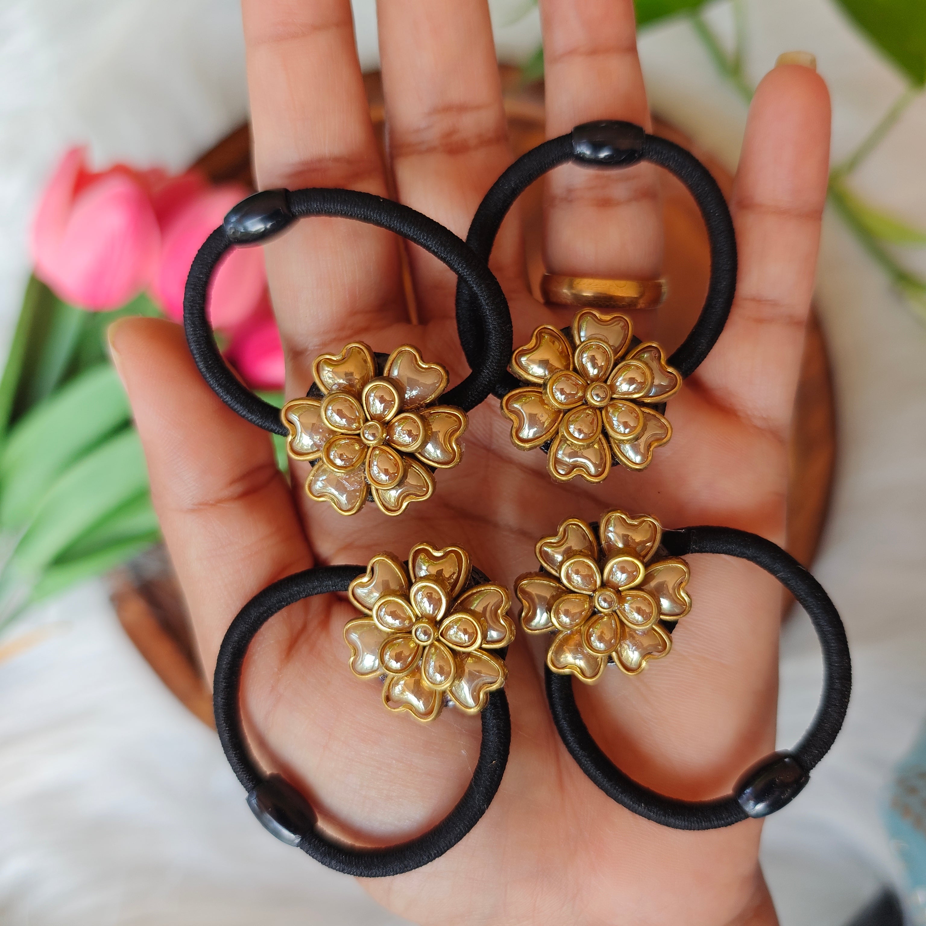 Traditional Floral Hair Band